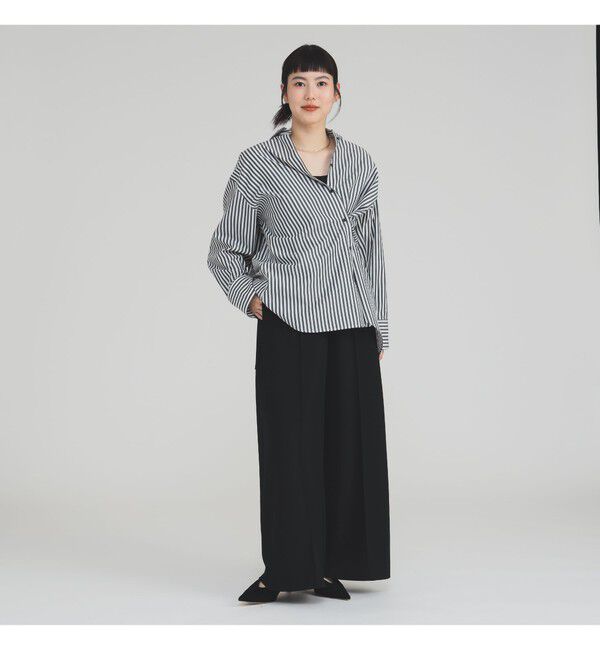 Demi-Luxe BEAMS 「2WAY オーバーシャツ」|シャツ・ブラウス|