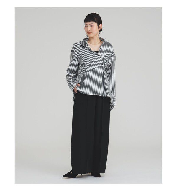 Demi-Luxe BEAMS 「2WAY オーバーシャツ」|シャツ・ブラウス|
