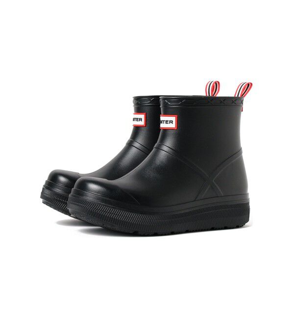 Ray BEAMS 「【WEB限定】HUNTER / プレイ モールデッド ブーツ 【レイン 雨の日のお出かけ 梅雨 雨靴 レインブーツ】」|ロングブーツ|