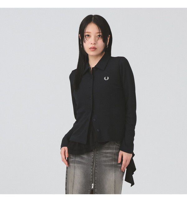 Ray BEAMS 「【別注】FRED PERRY / ロングスリーブ ボタン ポロシャツ」|ポロシャツ|
