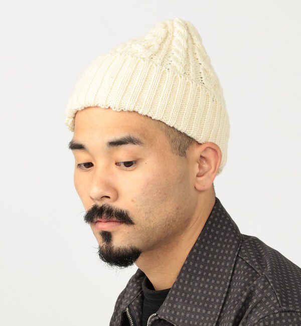 BEAMS PLUS「Cable Watch Cap」|ニット帽|