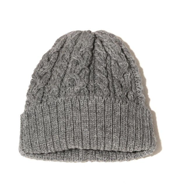 BEAMS PLUS「Cable Watch Cap」|ニット帽|CHARCOAL.G