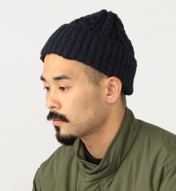 BEAMS PLUS「Cable Watch Cap」|ニット帽|