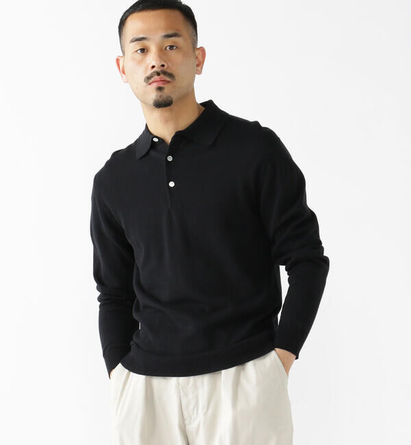 BEAMS「BEAMS PLUS / 12ゲージ ニット ポロシャツ」|ポロシャツ|