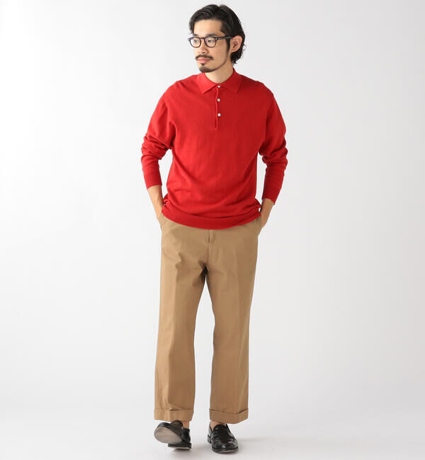 BEAMS「BEAMS PLUS / 12ゲージ ニット ポロシャツ」|ポロシャツ|