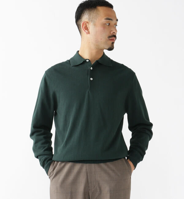 BEAMS「BEAMS PLUS / 12ゲージ ニット ポロシャツ」|ポロシャツ|