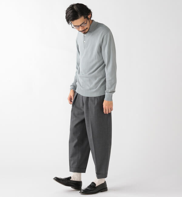 BEAMS「BEAMS PLUS / 12ゲージ ニット ポロシャツ」|ポロシャツ|