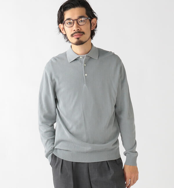 BEAMS「BEAMS PLUS / 12ゲージ ニット ポロシャツ」|ポロシャツ|