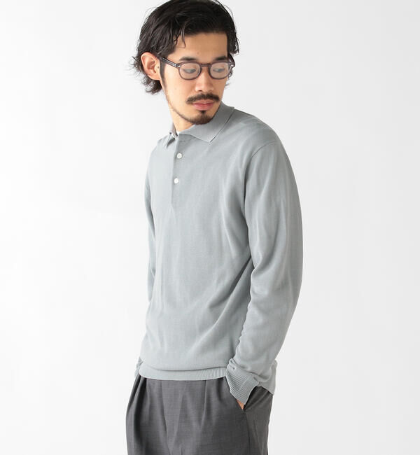 BEAMS「BEAMS PLUS / 12ゲージ ニット ポロシャツ」|ポロシャツ|