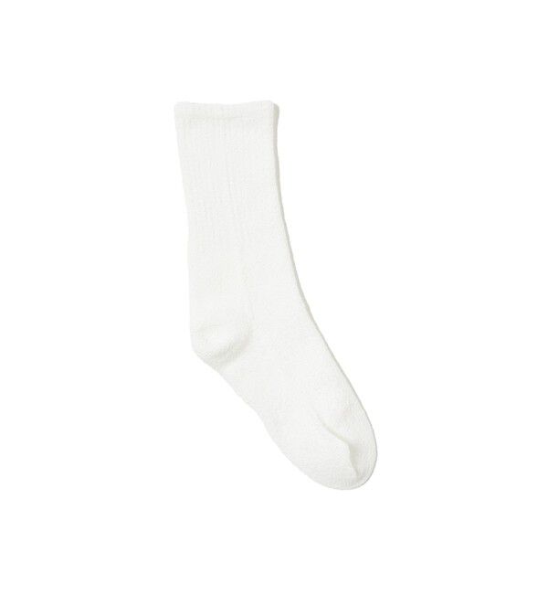 BEAMS「ドライクルーソックス」|ソックス|WHITE
