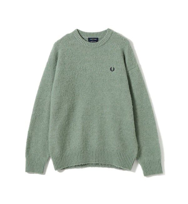 BEAMS「【別注】FRED PERRY / フラッフィ クルーネックニット」|ニット・セーター|BAYLEAF