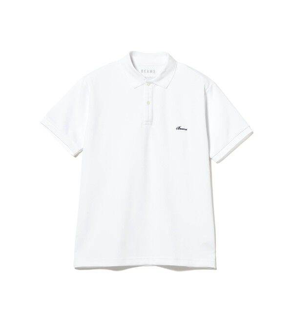 BEAMS「ワンポイント ポロシャツ 【ベーシックフィット】」|ポロシャツ|WHITE