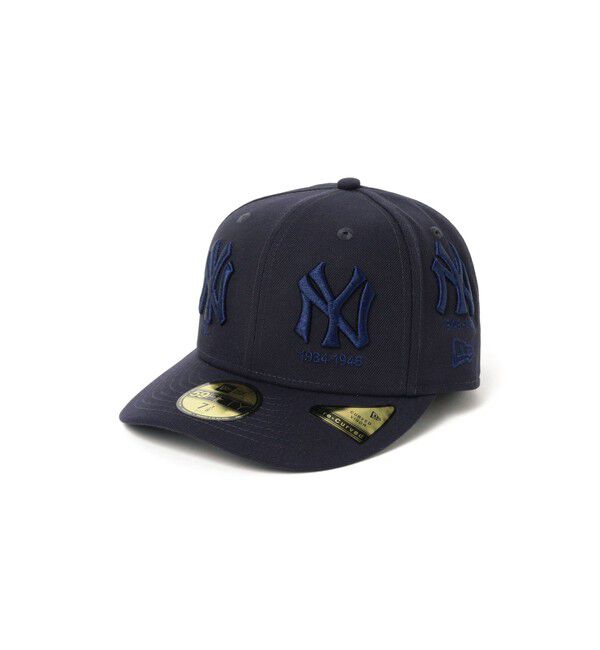 BEAMS「【別注】NEW ERA / PC 59FIFTY Archive Logo Cap」|キャップ・キャスケット|NAVY/NAVY