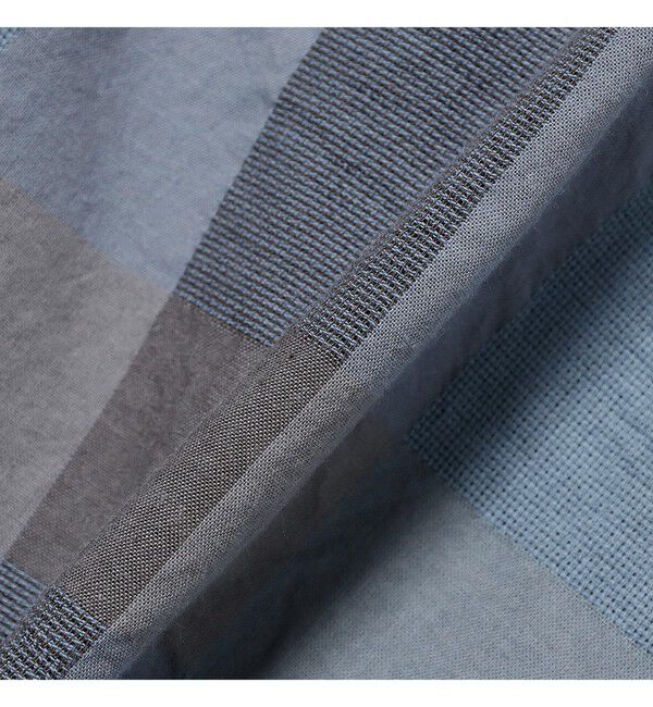 BEAMS PLUS「Italian Collar Indigo Panama Weave Plaid」|シャツ・ブラウス|