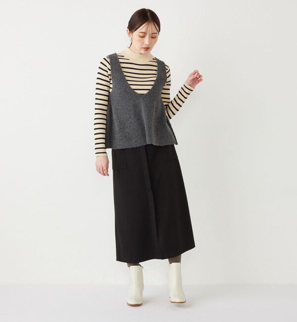 SHIPS Colors 「SHIPS Colors:〈手洗い可能〉TR 起毛 ストレッチ ポケット スカート◇」|スカート|