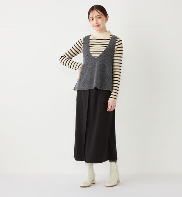 SHIPS Colors 「SHIPS Colors:〈手洗い可能〉TR 起毛 ストレッチ ポケット スカート◇」|スカート|