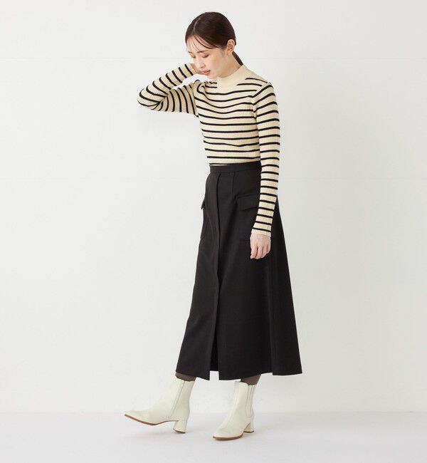 SHIPS Colors 「SHIPS Colors:〈手洗い可能〉TR 起毛 ストレッチ ポケット スカート◇」|スカート|