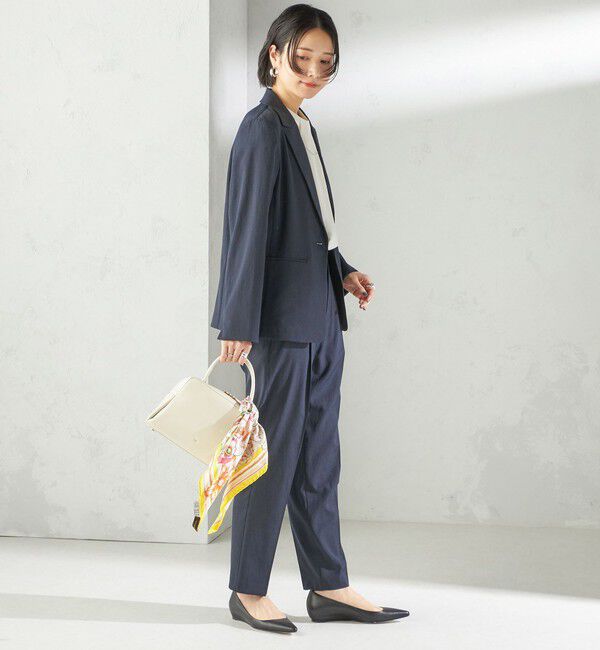 SHIPS for women「〈手洗い可能〉FUNCTIONAL テーパード パンツ（セットアップ対応）」|その他|