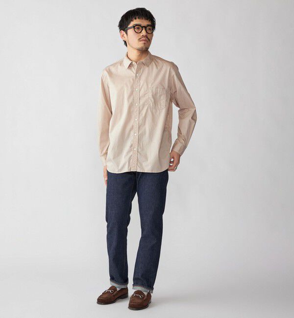 SHIPS「SHIPS: 〈MADE IN JAPAN〉ハイカウント ワッシャー レギュラーカラーシャツ」|シャツ・ブラウス|