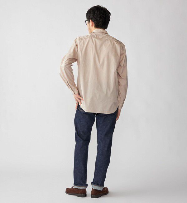 SHIPS「SHIPS: 〈MADE IN JAPAN〉ハイカウント ワッシャー レギュラーカラーシャツ」|シャツ・ブラウス|