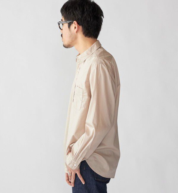 SHIPS「SHIPS: 〈MADE IN JAPAN〉ハイカウント ワッシャー レギュラーカラーシャツ」|シャツ・ブラウス|