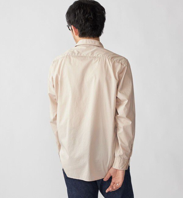SHIPS「SHIPS: 〈MADE IN JAPAN〉ハイカウント ワッシャー レギュラーカラーシャツ」|シャツ・ブラウス|