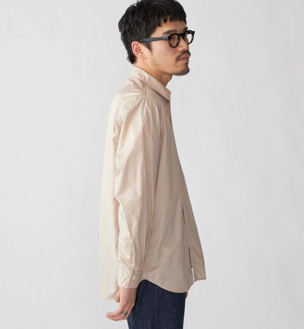 SHIPS「SHIPS: 〈MADE IN JAPAN〉ハイカウント ワッシャー レギュラーカラーシャツ」|シャツ・ブラウス|