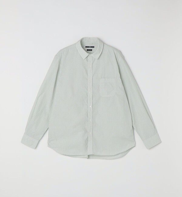 SHIPS「SHIPS: 〈MADE IN JAPAN〉ハイカウント ワッシャー レギュラーカラーシャツ」|シャツ・ブラウス|