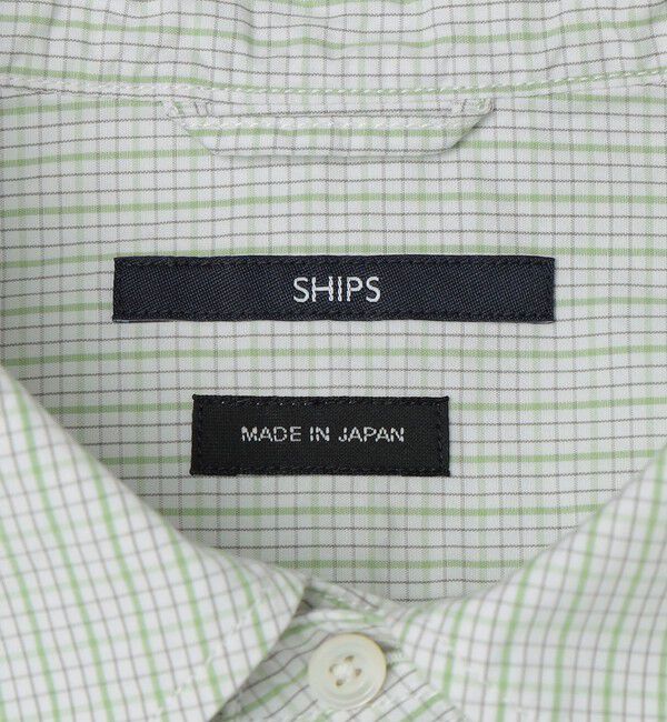SHIPS「SHIPS: 〈MADE IN JAPAN〉ハイカウント ワッシャー レギュラーカラーシャツ」|シャツ・ブラウス|