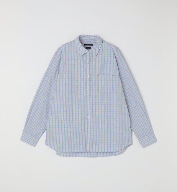 SHIPS「SHIPS: 〈MADE IN JAPAN〉ハイカウント ワッシャー レギュラーカラーシャツ」|シャツ・ブラウス|