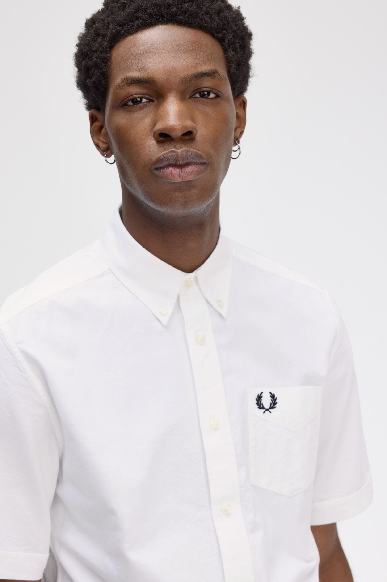 FRED PERRY 「Oxford Short Sleeve Shirt／オックスフォードショートスリーブシャツ」|シャツ・ブラウス|