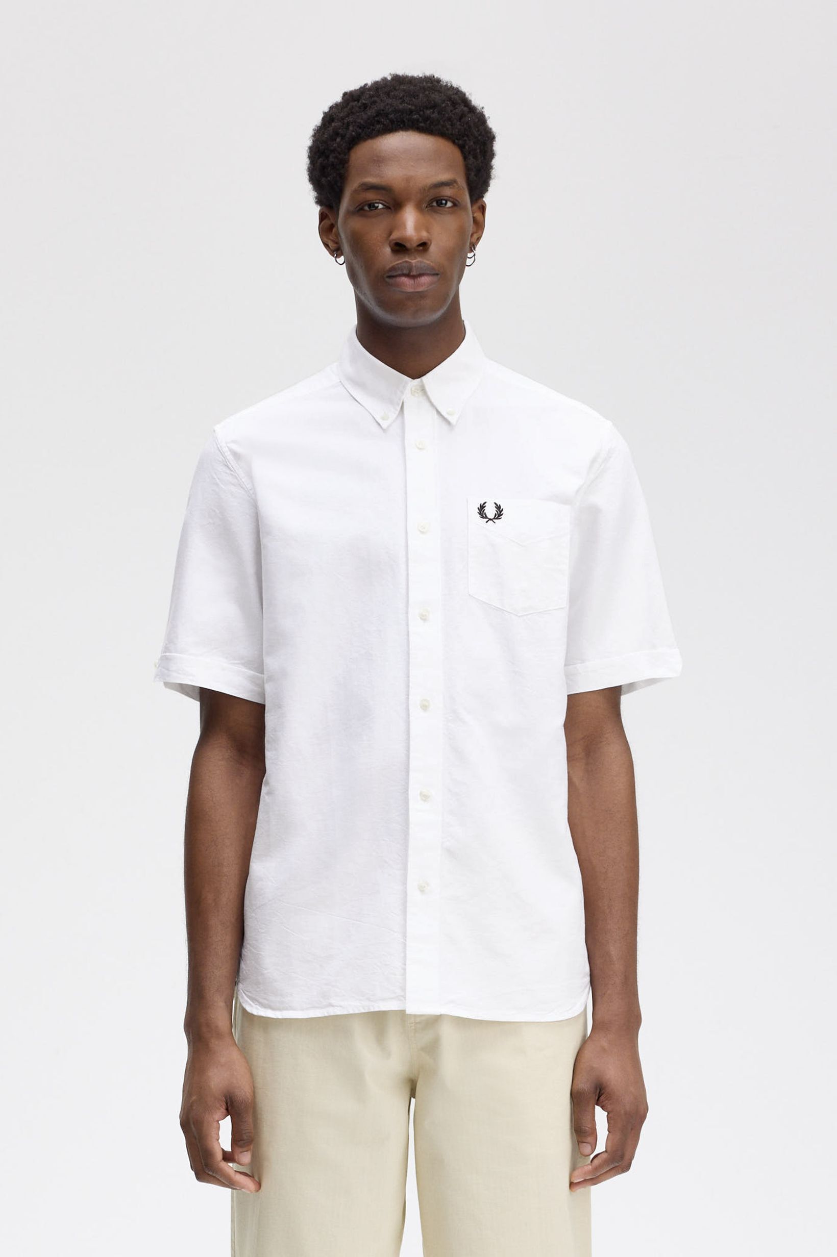FRED PERRY 「Oxford Short Sleeve Shirt／オックスフォードショートスリーブシャツ」|シャツ・ブラウス|