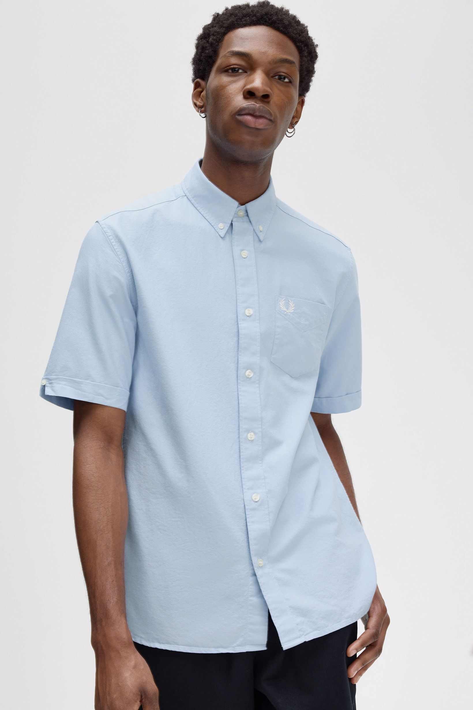 FRED PERRY 「Oxford Short Sleeve Shirt／オックスフォードショートスリーブシャツ」|シャツ・ブラウス|