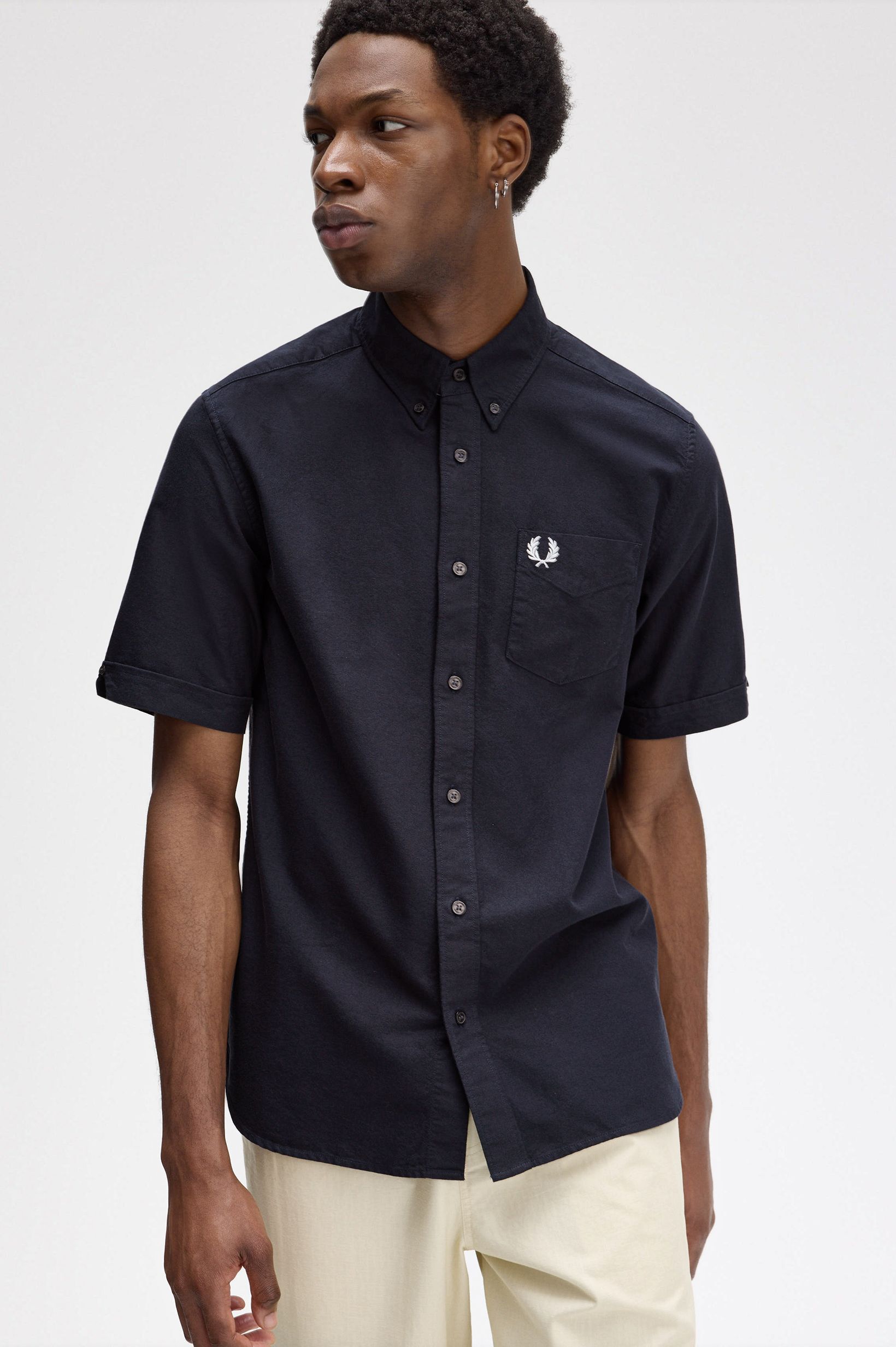 FRED PERRY 「Oxford Short Sleeve Shirt／オックスフォードショートスリーブシャツ」|シャツ・ブラウス|