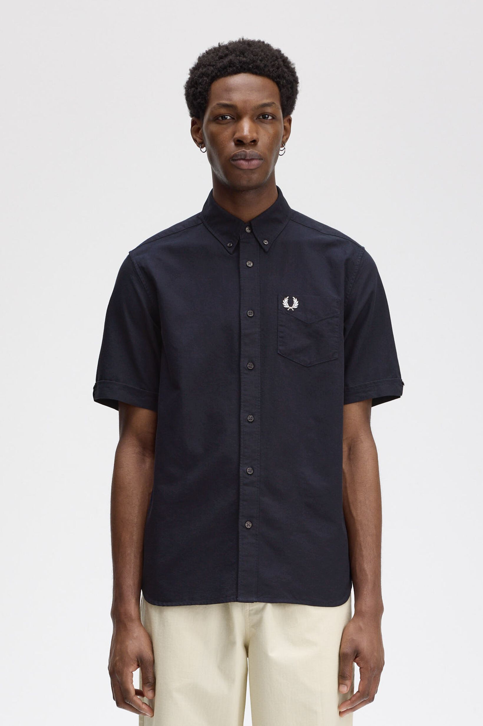 FRED PERRY 「Oxford Short Sleeve Shirt／オックスフォードショートスリーブシャツ」|シャツ・ブラウス|