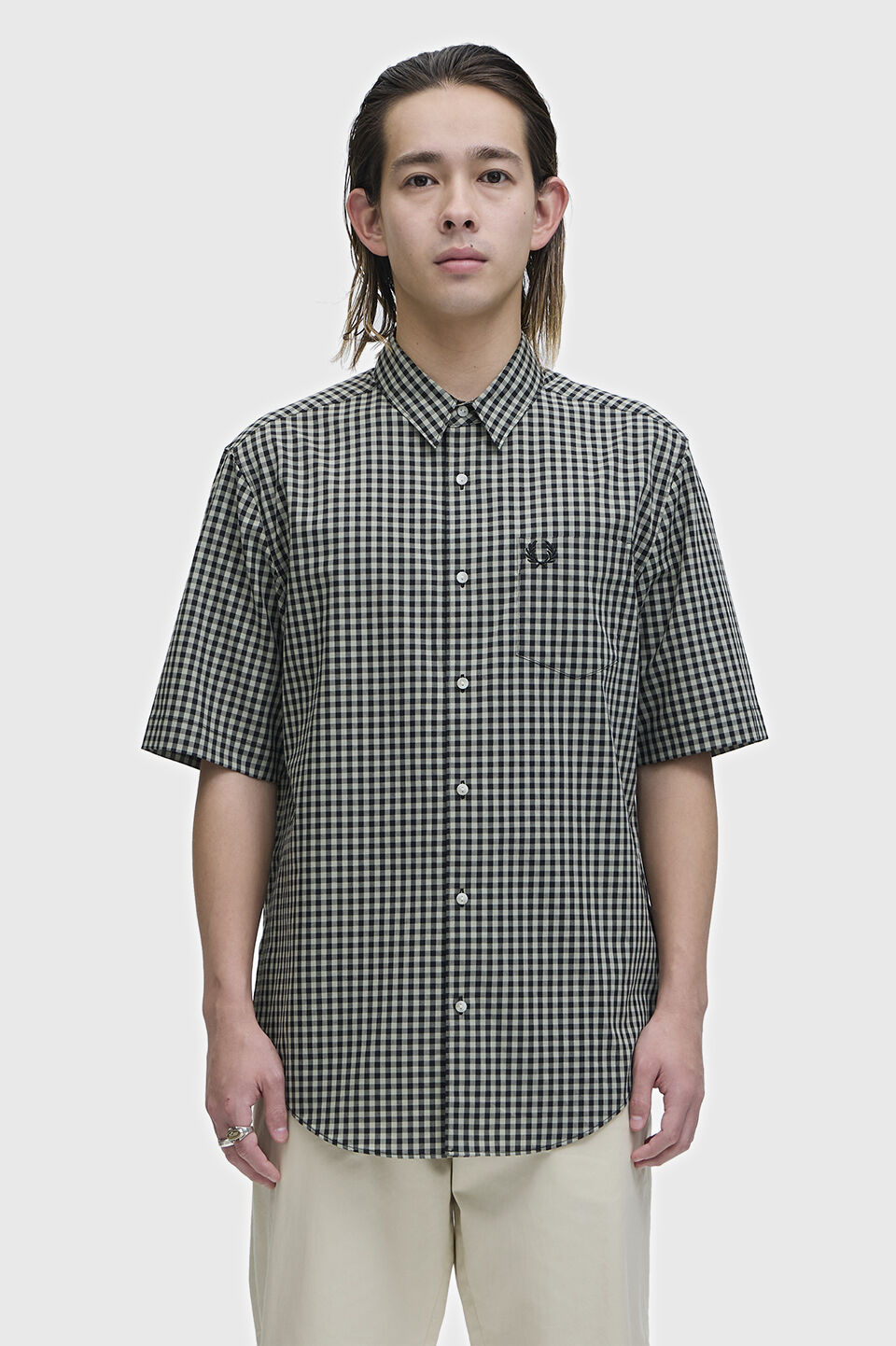 FRED PERRY 「Gingham Short Sleeve Shirt／ギンガムチェック半袖シャツ」|シャツ・ブラウス|