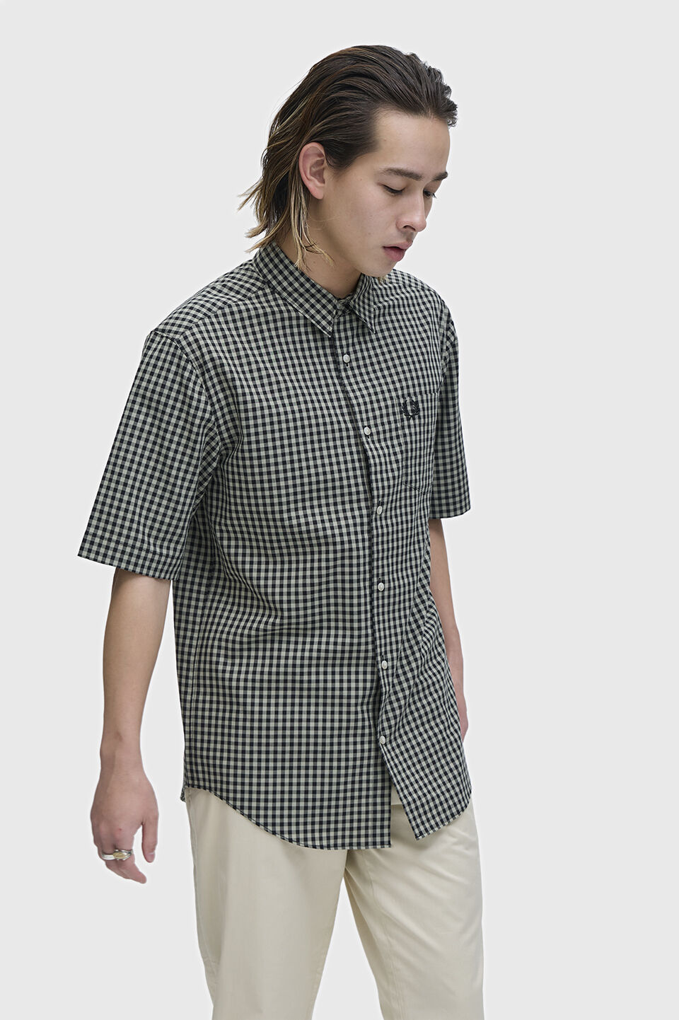 FRED PERRY 「Gingham Short Sleeve Shirt／ギンガムチェック半袖シャツ」|シャツ・ブラウス|