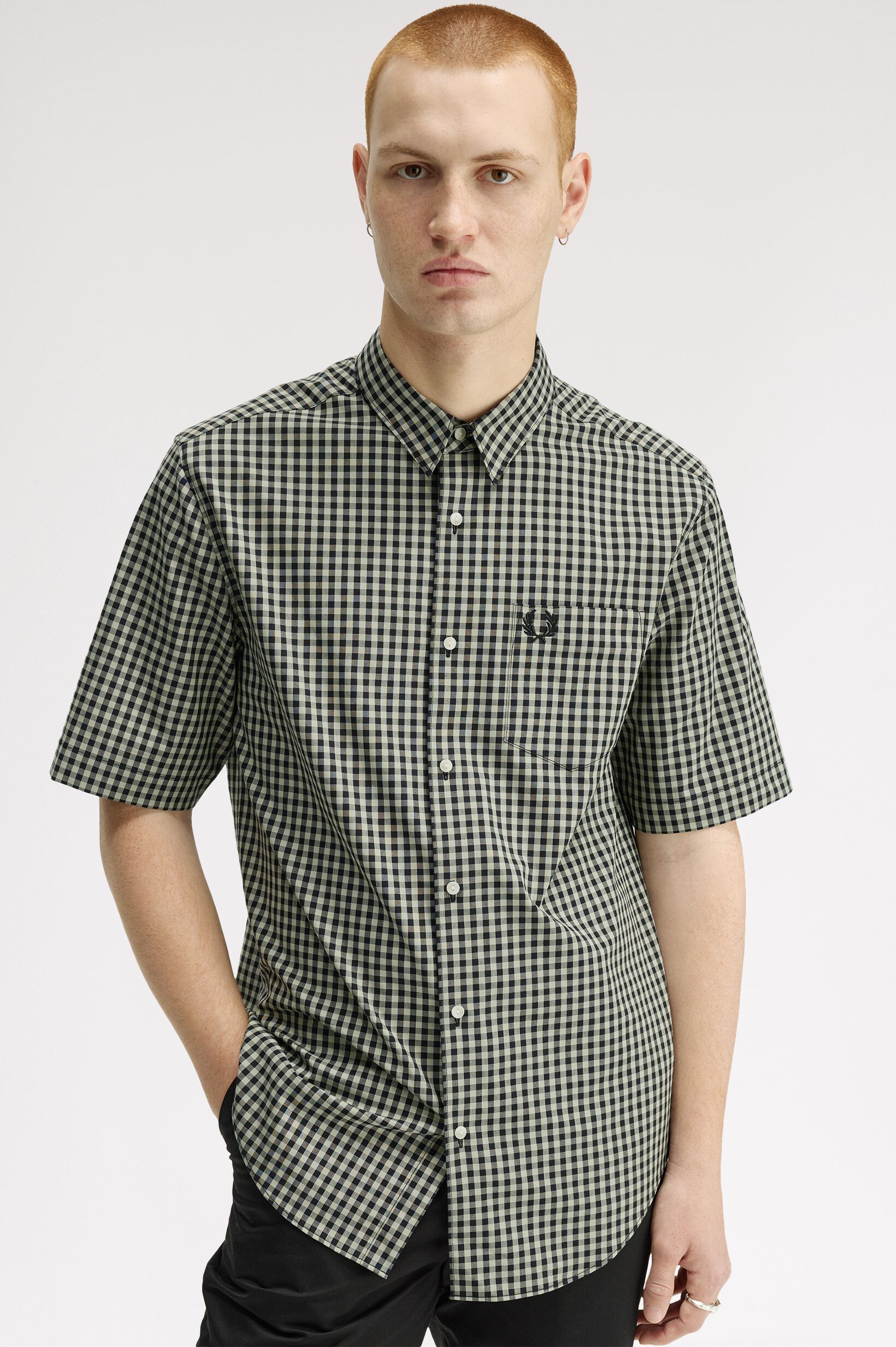FRED PERRY 「Gingham Short Sleeve Shirt／ギンガムチェック半袖シャツ」|シャツ・ブラウス|
