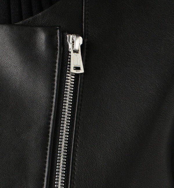 DES PRES「ラムレザー ノーカラージャケット」|ライダースジャケット|