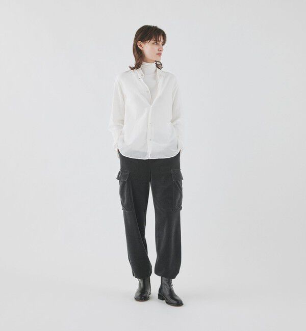 GALERIE VIE「ドロンワークシャツ レギュラーカラーシャツ」|シャツ・ブラウス|