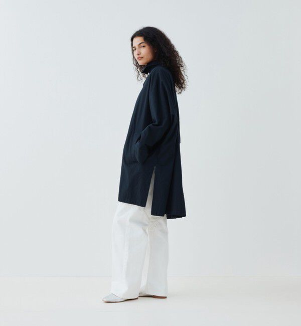 GALERIE VIE「パラシュートクロス スタンドカラーオーバーコート」|その他|