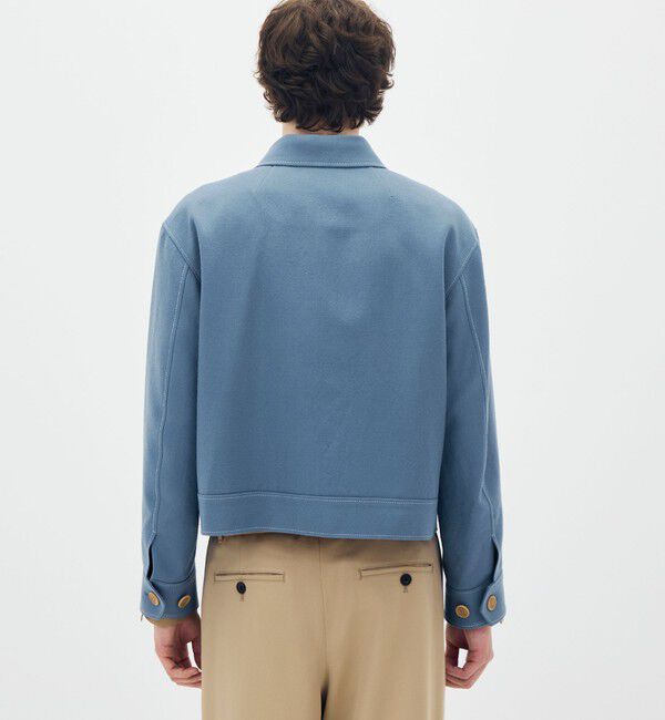 CABaN「ドライウール ショートブルゾン」|ダッフルコート|