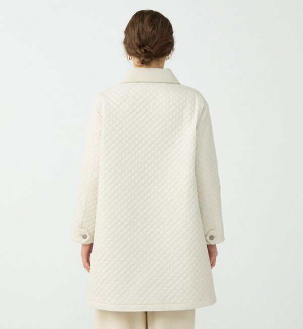 Ballsey「パデットリバーキルティング リバーシブルハーフコート」|ステンカラーコート|