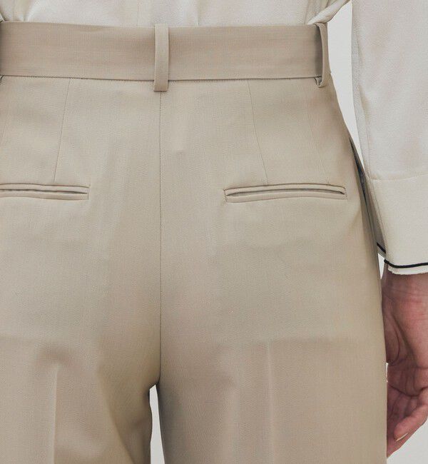 DES PRES「【一部WEB先行予約】ハイツイストギャバジン 2タックワイドパンツ」|スラックス|