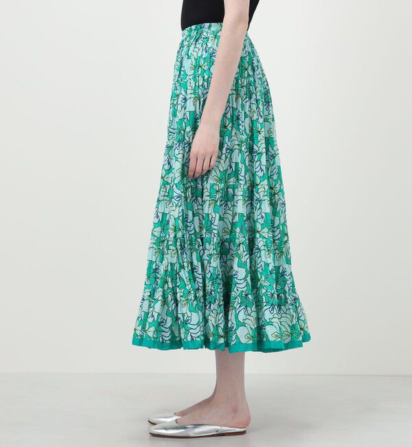 TOMORROWLAND BUYING WEAR「【別注】MARIHA Flower Poem 草原の虹のスカート」|フレア|