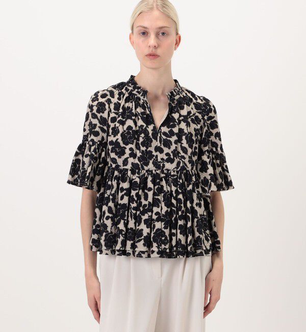 TOMORROWLAND BUYING WEAR「【別注】MARIHA Seersucker RoseFantasy 星明かりのブラウス」|シャツ・ブラウス|