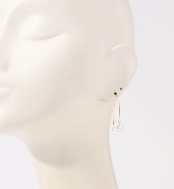 TOMORROWLAND GOODS「【別注】Kenneth Jay Lane pearl drop wire ピアス」|ピアス|