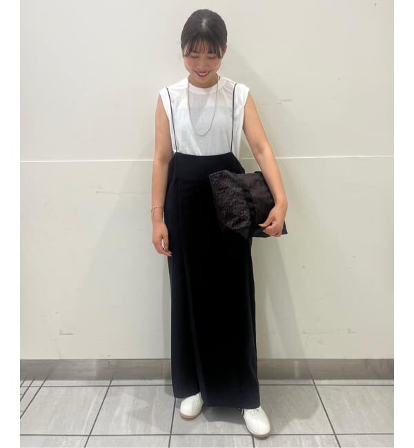 SLOBE IENA「《2枚セット/WEB限定/追加》アイラインキャミワンピース&times;ノースリーブTEEセット」|ワンピース|