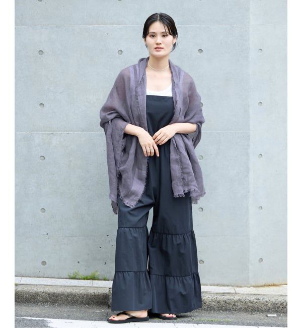 IENA「NIMNIMDUAI/ニムニムデュアイ PLAIN GAUZE STOLE ストール」|ストール|