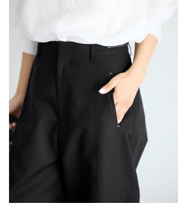 IENA「《追加》ダブルクロスバレルパンツ」|その他|